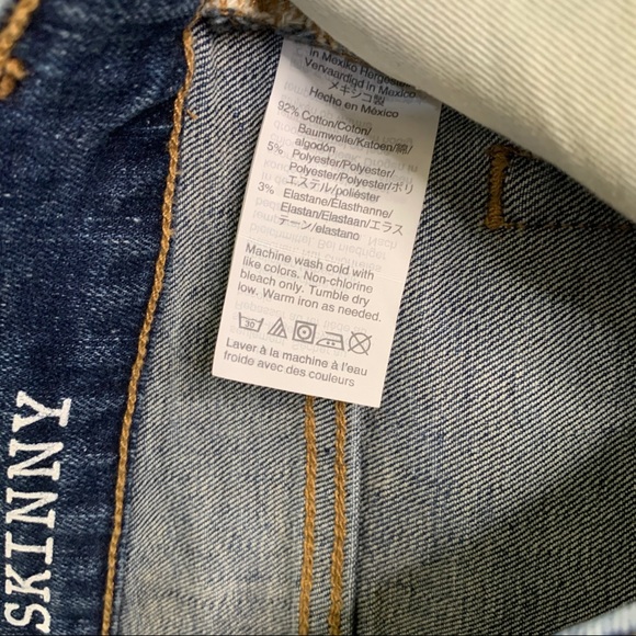 Madewell Skinny Men Flex Jeans in Wellmoor Wash 34 - Picture 8 of 8